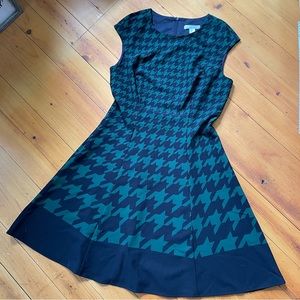 London Times houndstooth dress